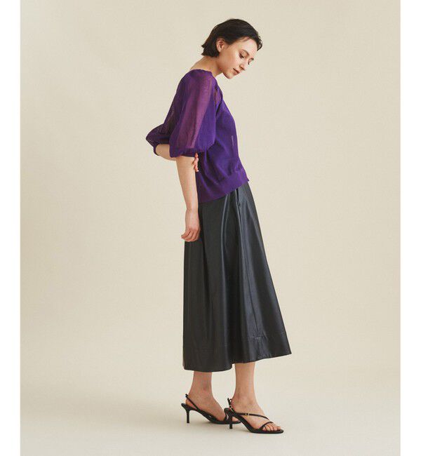 Grace Class「フェイクレザータックスカート」|スカート|