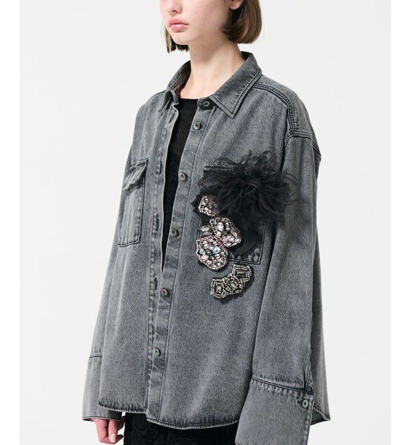 GRACE CONTINENTAL「ボリュームカールコサージュ」|ブローチ・コサージュ|