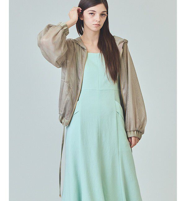 Grace Class「マクラメメッシュフーディー」|パーカー|カーキ