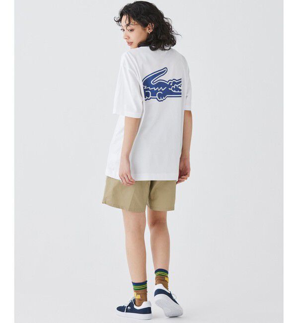 LACOSTE「【オンライン限定】LACOSTE オーバーサイズ バック プリント Tシャツ」|Tシャツ・カットソー|