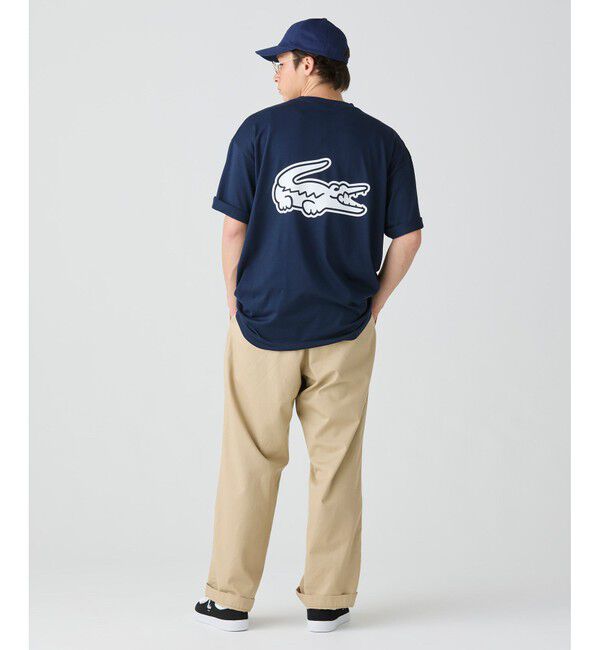 LACOSTE「【オンライン限定】LACOSTE オーバーサイズ バック プリント Tシャツ」|Tシャツ・カットソー|