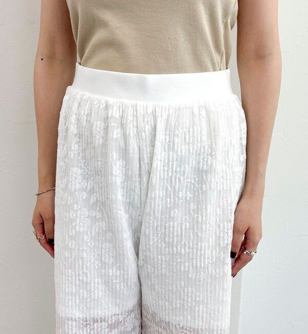 fredy emue「カットレースパンツ」|チノ|