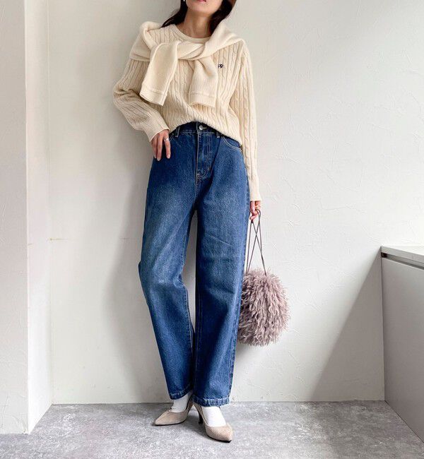 fredy emue「ストレートデニムパンツ」|デニム|