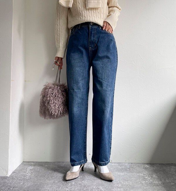 fredy emue「ストレートデニムパンツ」|デニム|