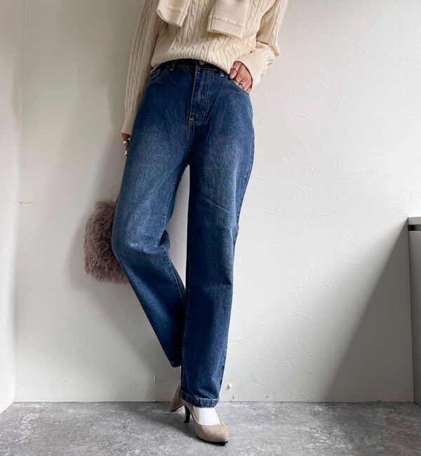 fredy emue「ストレートデニムパンツ」|デニム|