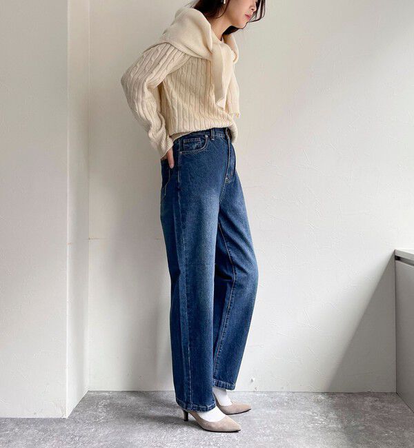 fredy emue「ストレートデニムパンツ」|デニム|