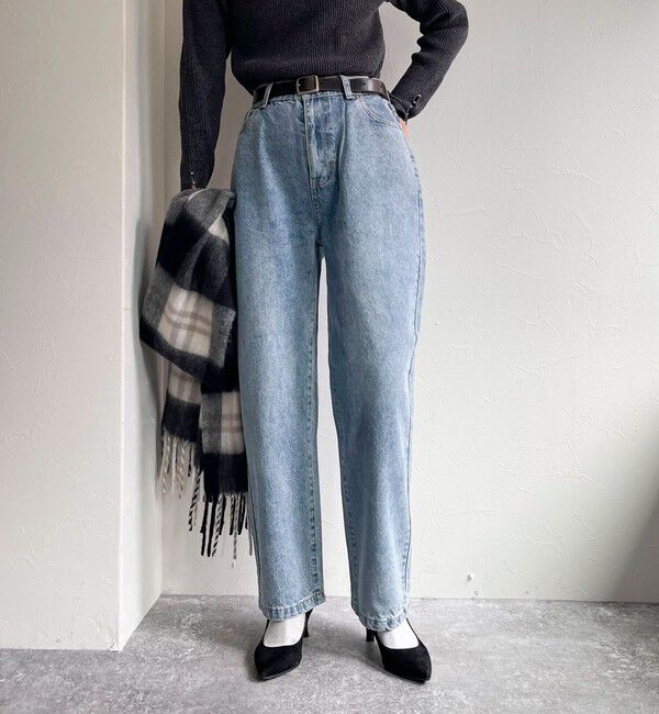 fredy emue「ストレートデニムパンツ」|デニム|