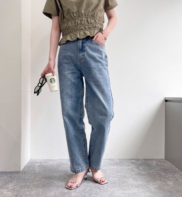 fredy emue「ストレートデニムパンツ」|デニム|