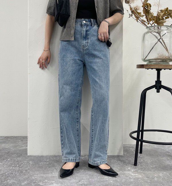 fredy emue「ストレートデニムパンツ」|デニム|