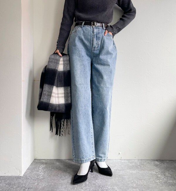 fredy emue「ストレートデニムパンツ」|デニム|