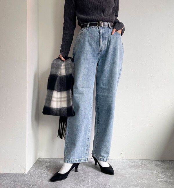 fredy emue「ストレートデニムパンツ」|デニム|