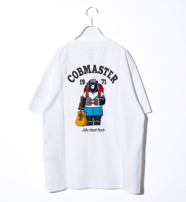 FREDY MAC「【COBMASTER/コブマスター】吸水速乾 フェスベアーバックプリントTシャツ」|Tシャツ・カットソー|ホワイト