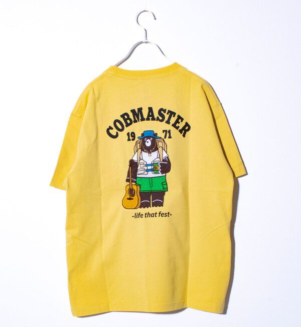 FREDY MAC「【COBMASTER/コブマスター】吸水速乾 フェスベアーバックプリントTシャツ」|Tシャツ・カットソー|イエロー