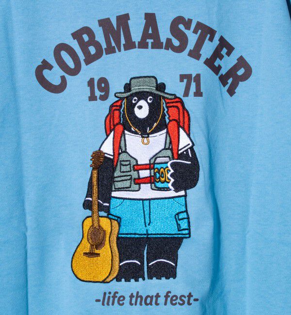 FREDY MAC「【COBMASTER/コブマスター】吸水速乾 フェスベアーバックプリントTシャツ」|Tシャツ・カットソー|