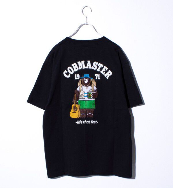 FREDY MAC「【COBMASTER/コブマスター】吸水速乾 フェスベアーバックプリントTシャツ」|Tシャツ・カットソー|ブラック