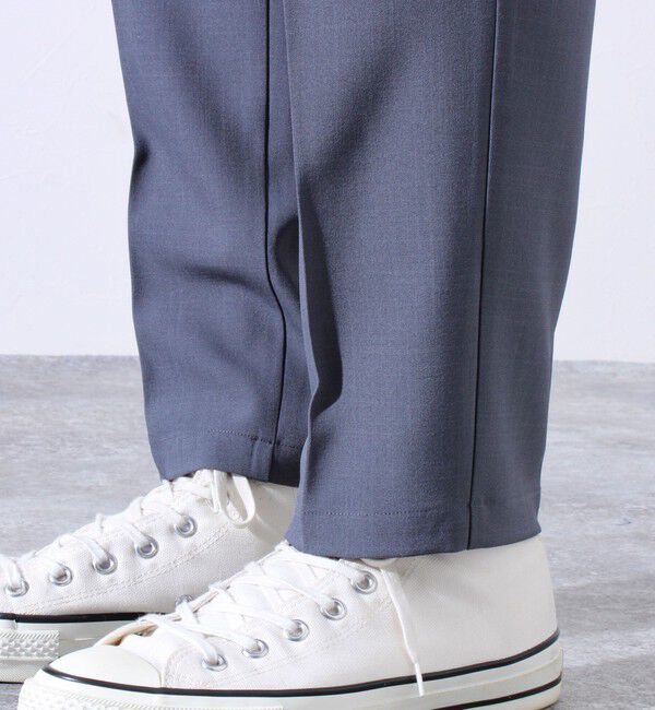 GLOSTER「【セットアップ着用可能】【GLOSTER/グロスター】ノーカラーセットパンツ イージーパンツ」|チノ|