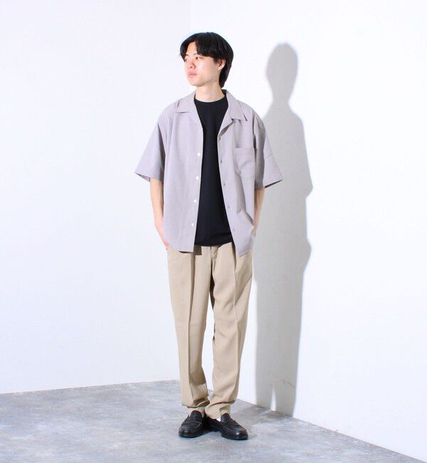 GLOSTER「【セットアップ着用可能】【GLOSTER/グロスター】ノーカラーセットパンツ イージーパンツ」|チノ|