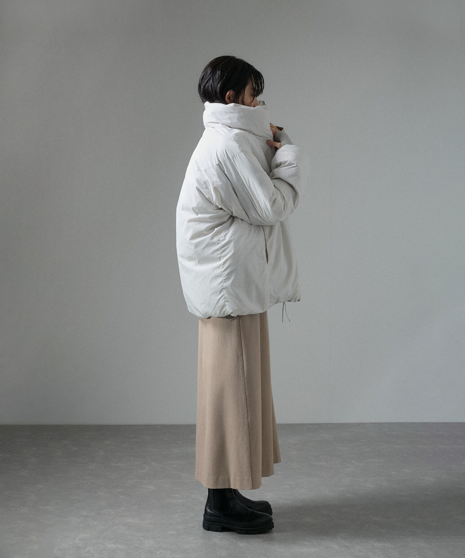 SALON adam et rope'「【WEB限定】サスペンダートラペーズスカート」|スカート|