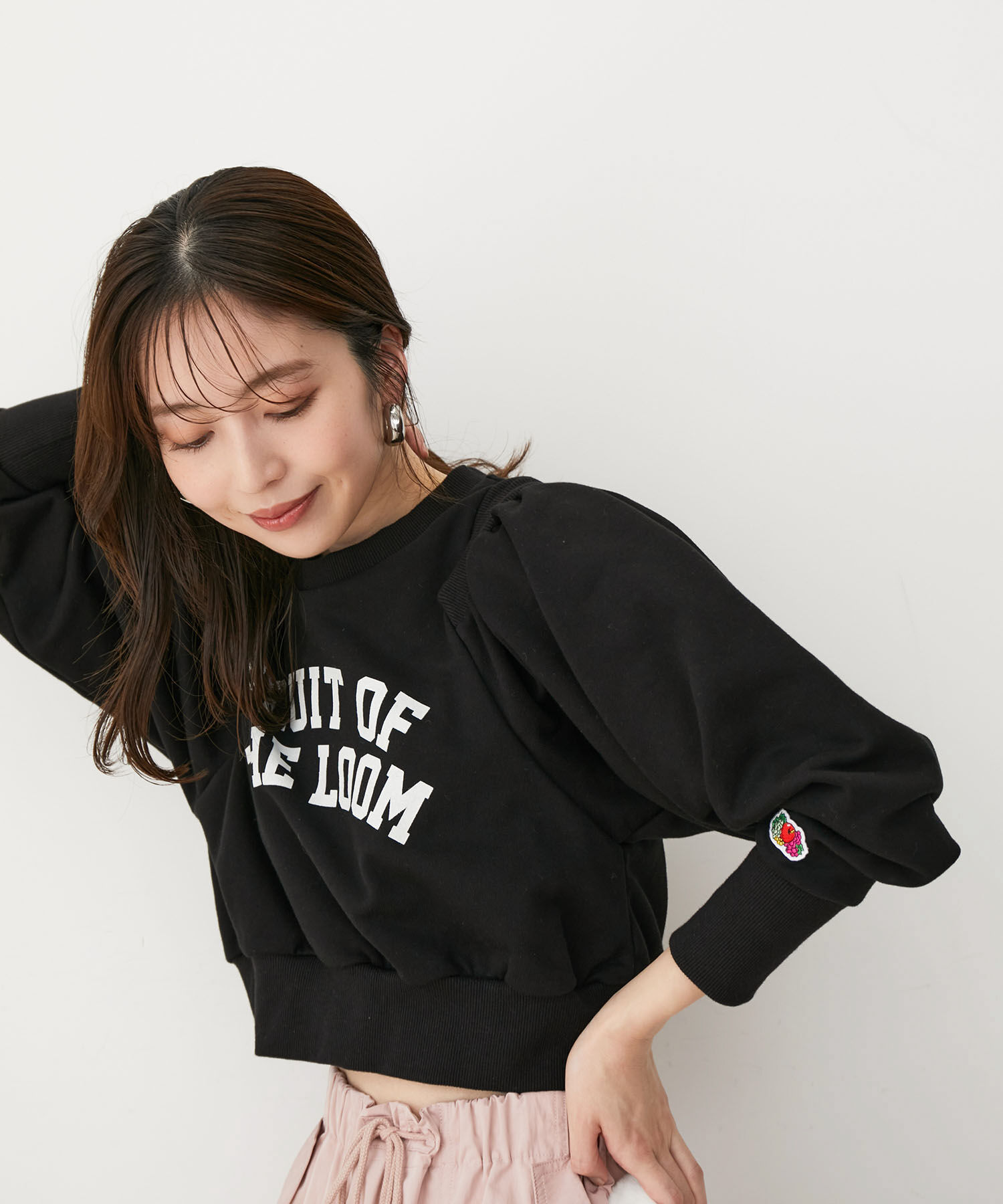 VIS「【FRUIT OF THE LOOM別注】オープンショルダースウェット」|スウェット・ジャージ|