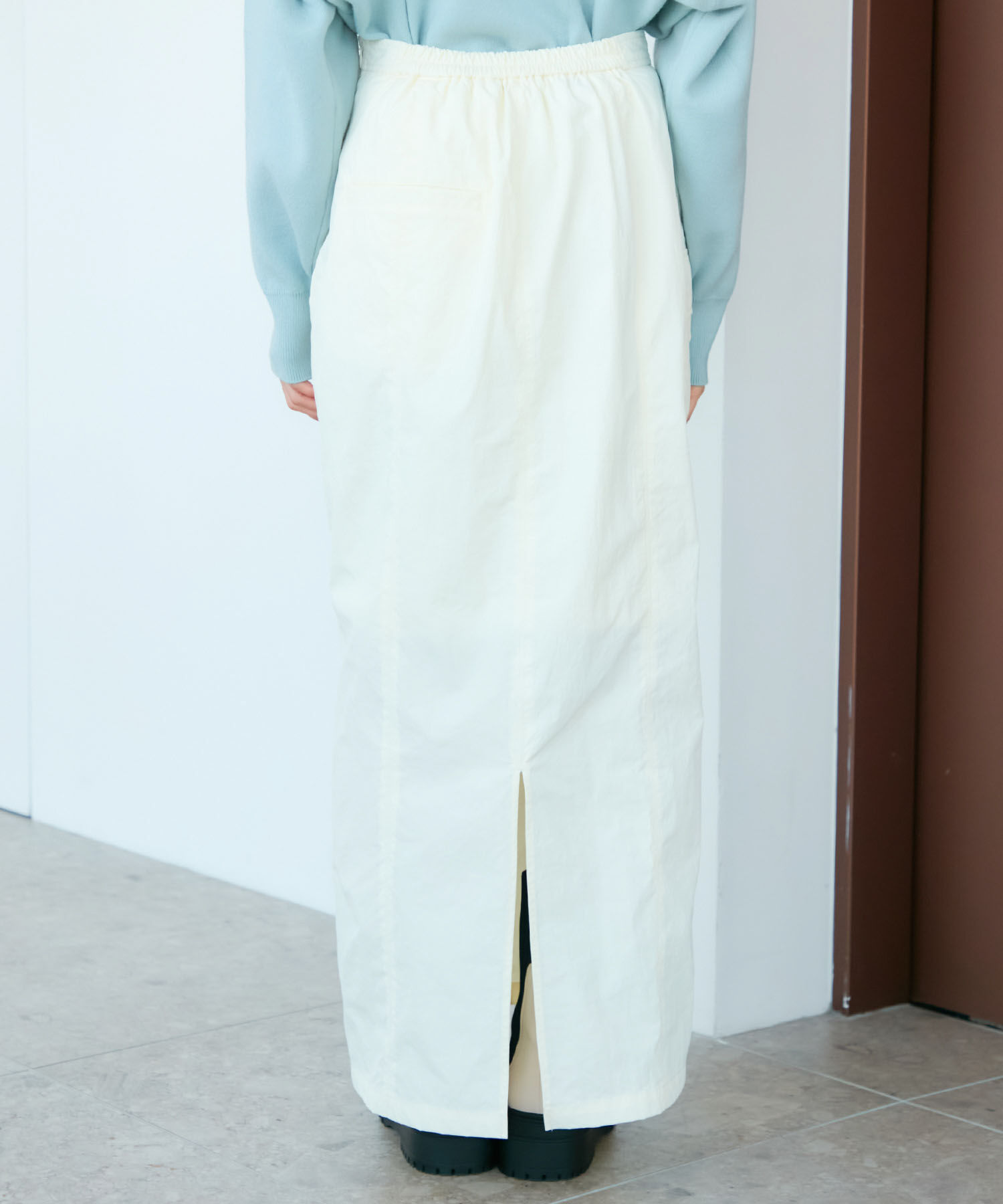 VIS「【洗える】裏起毛カーゴタイトスカート」|スカート|