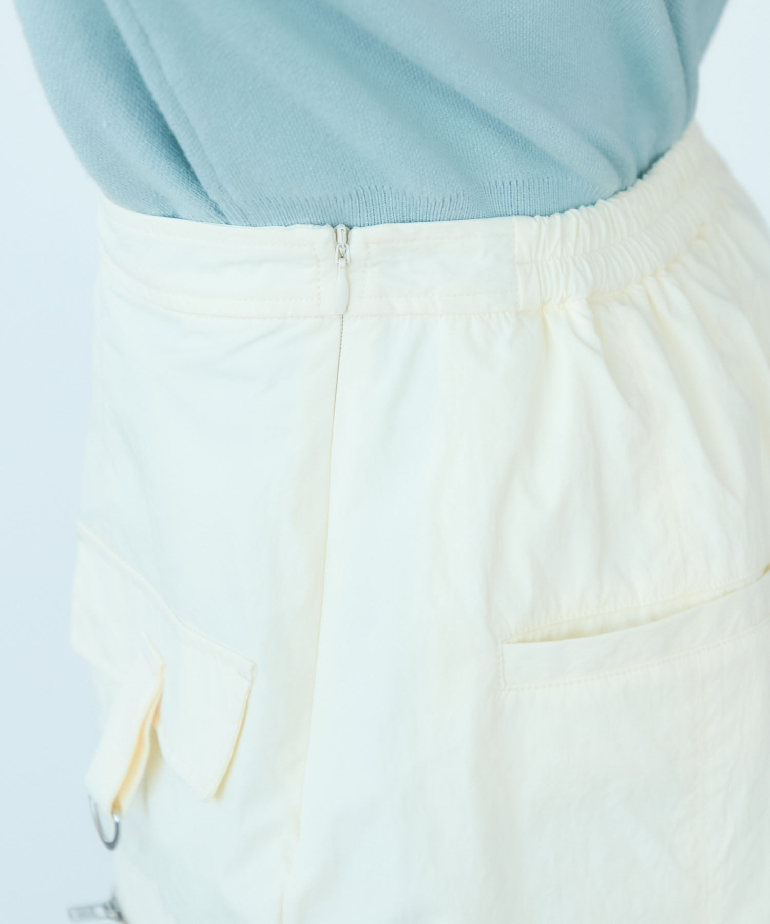 VIS「【洗える】裏起毛カーゴタイトスカート」|スカート|