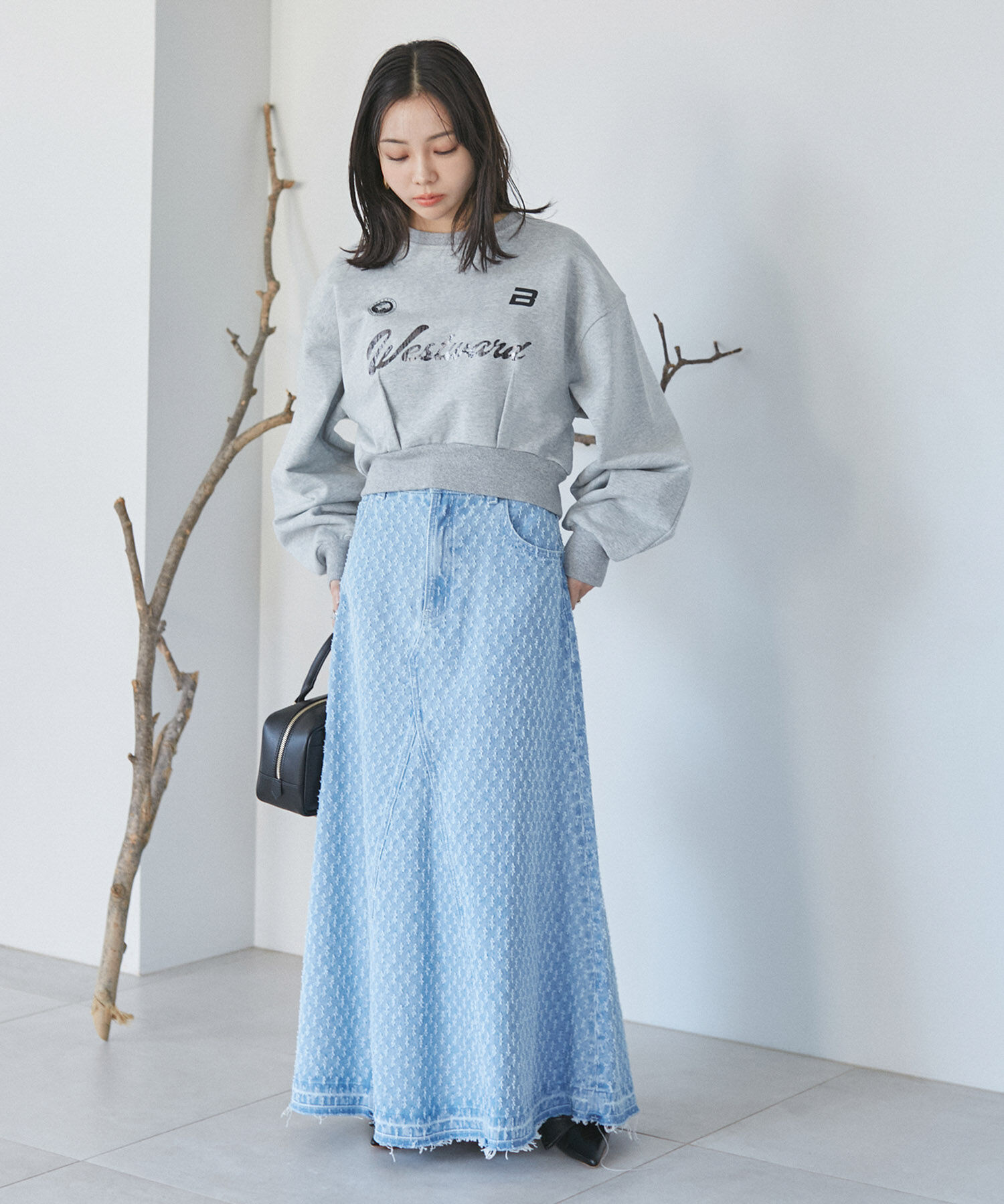 VIS「箔ロゴスウェットプルオーバー」|スウェット・ジャージ|