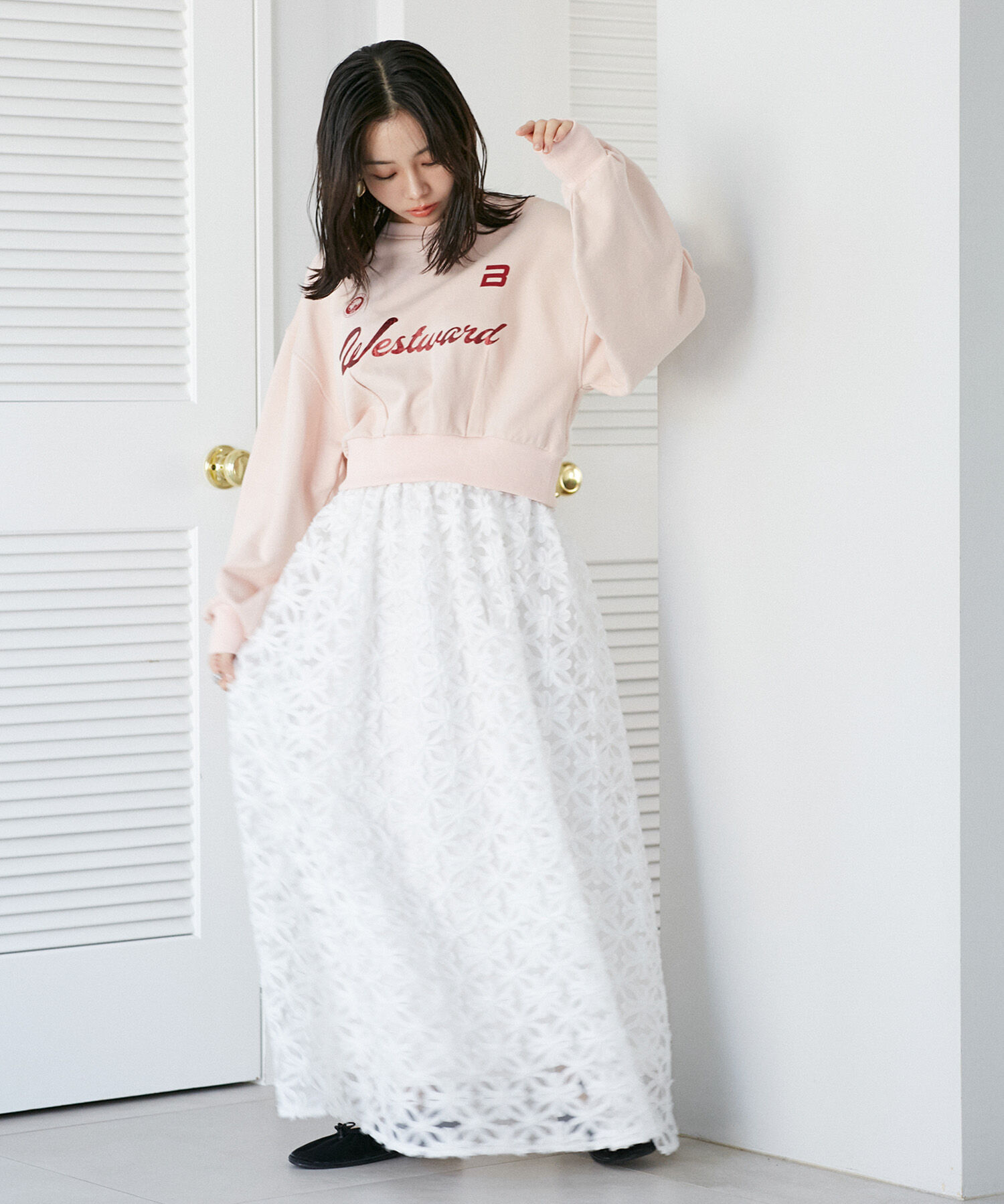 VIS「箔ロゴスウェットプルオーバー」|スウェット・ジャージ|