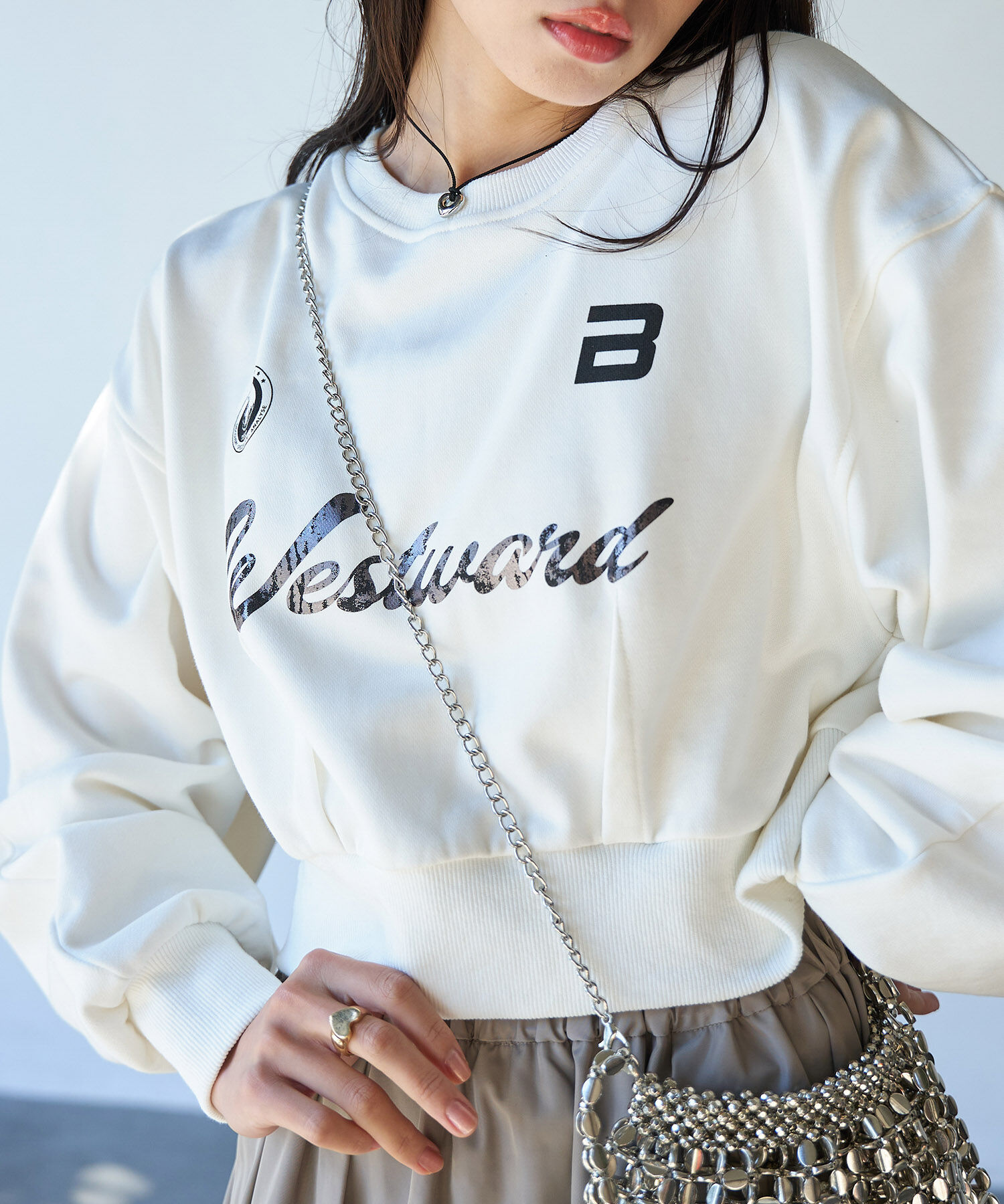 VIS「箔ロゴスウェットプルオーバー」|スウェット・ジャージ|キナリ系(17)