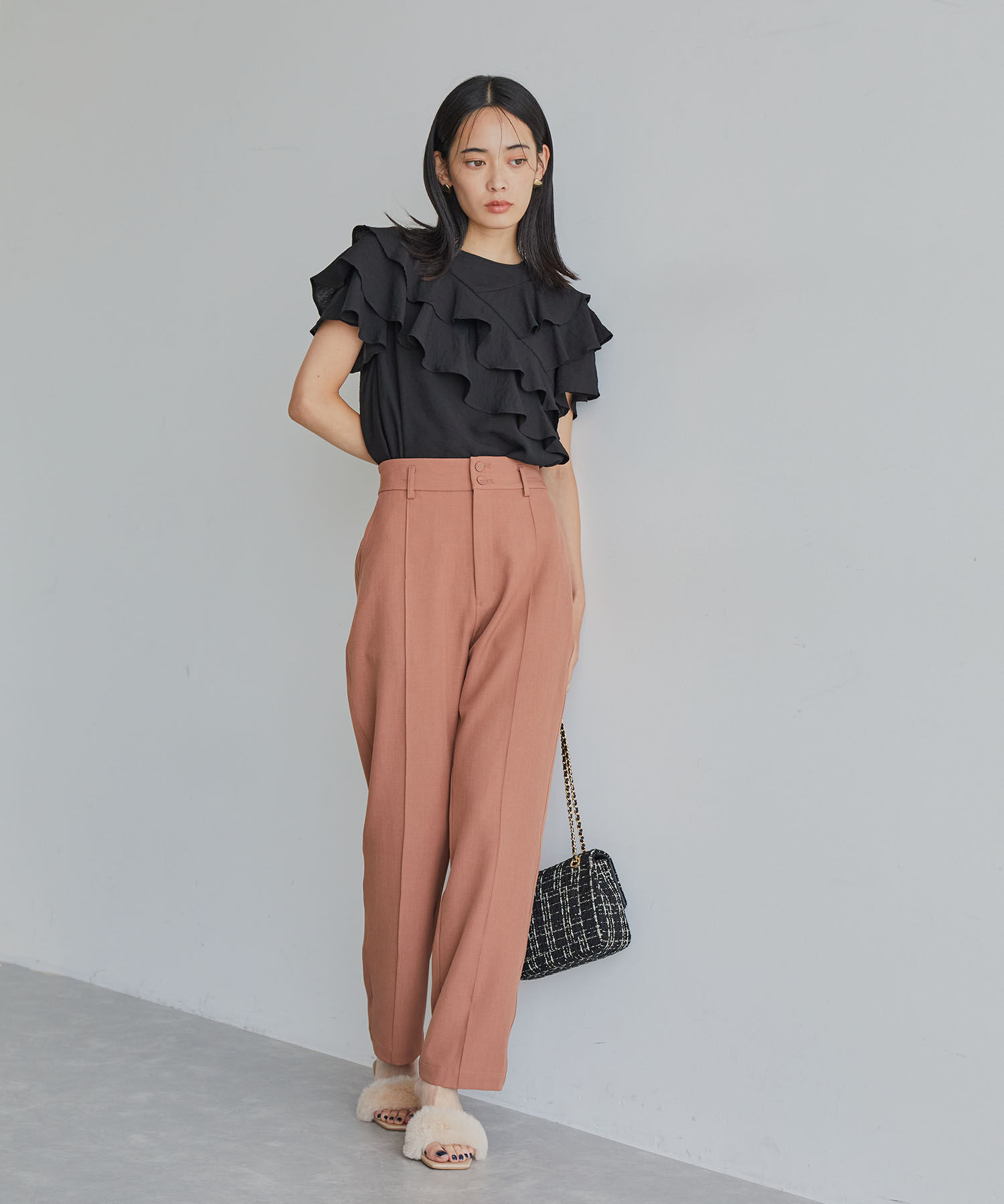 VIS「フリルティアードブラウス」|シャツ・ブラウス|