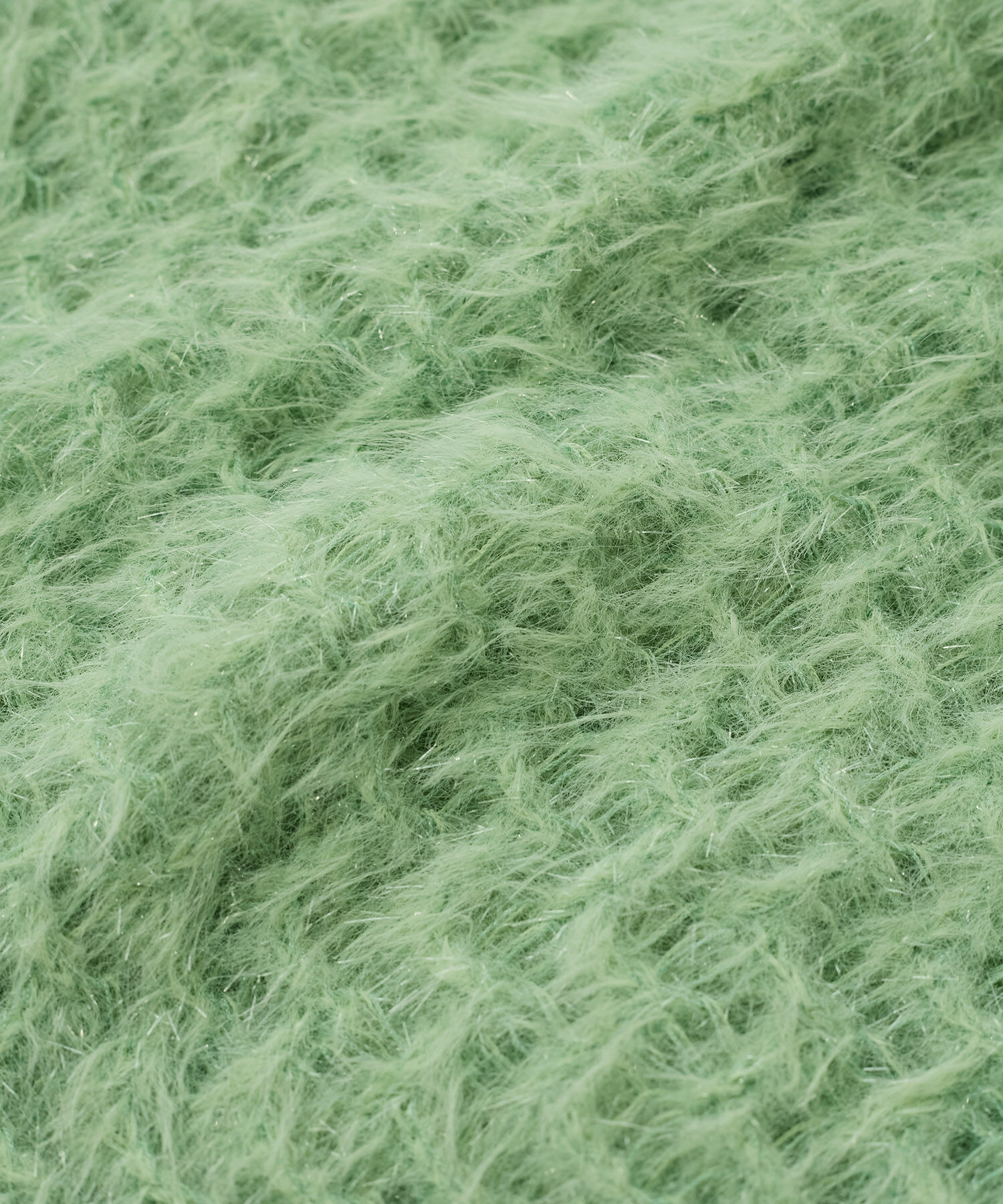 VIS「キラッと華やか！透かし柄シャギーニットプルオーバー」|ニット・セーター|