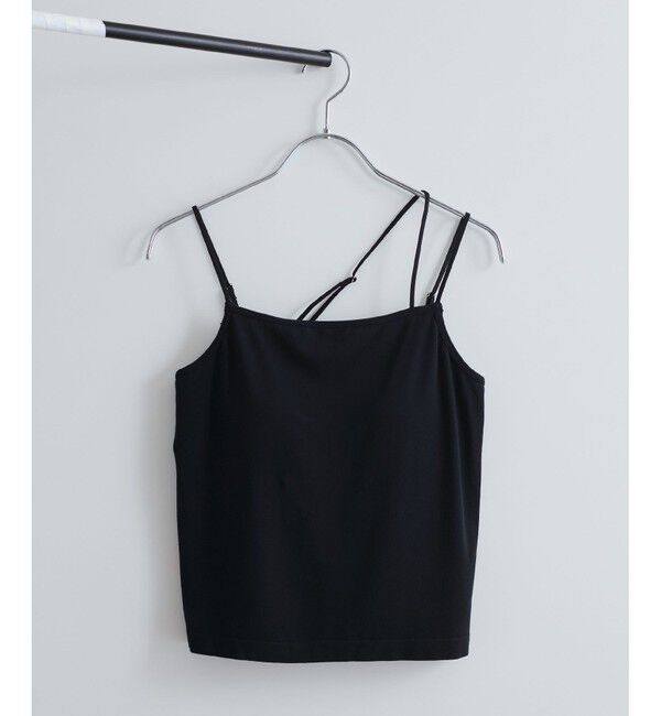 VIS「【洗える】カップ付きアシンメトリーキャミソール」|キャミソール|クロメイン