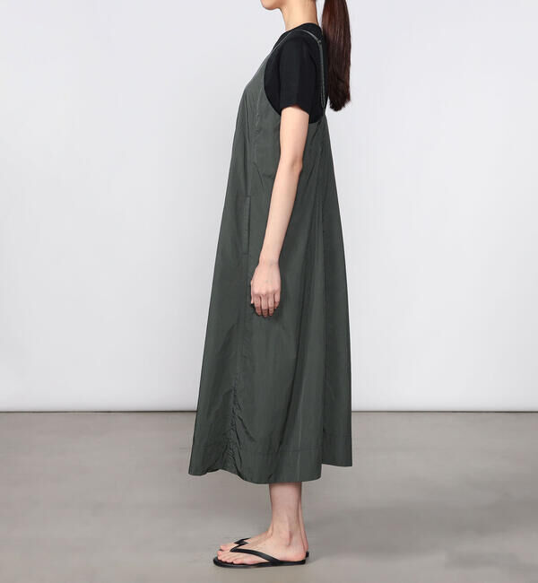 DANTON「DANTON | ナイロンタフタ Aライン キャミソールワンピース WOMEN」|ワンピース|