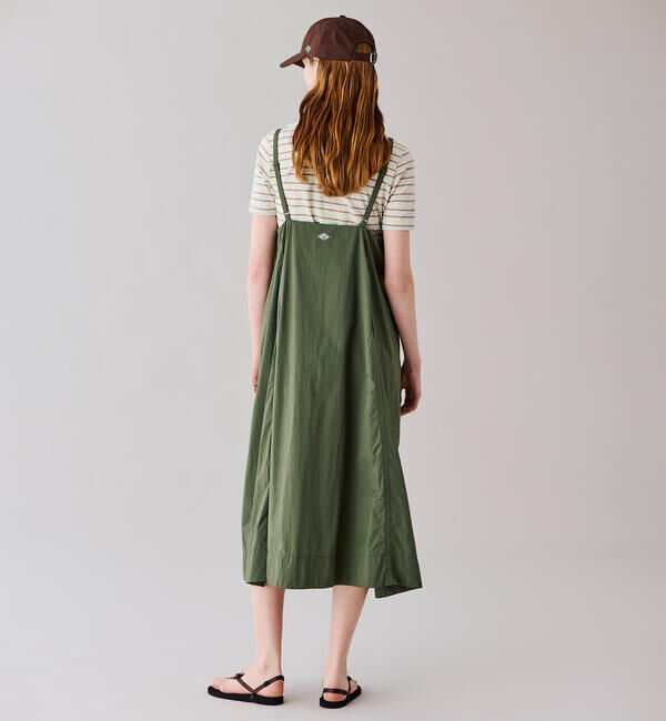 DANTON「DANTON | ナイロンタフタ Aライン キャミソールワンピース WOMEN」|ワンピース|