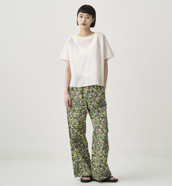 ORCIVAL「ORCIVAL | コットンポプリン プリントイージーパンツ WOMEN」|チノ|