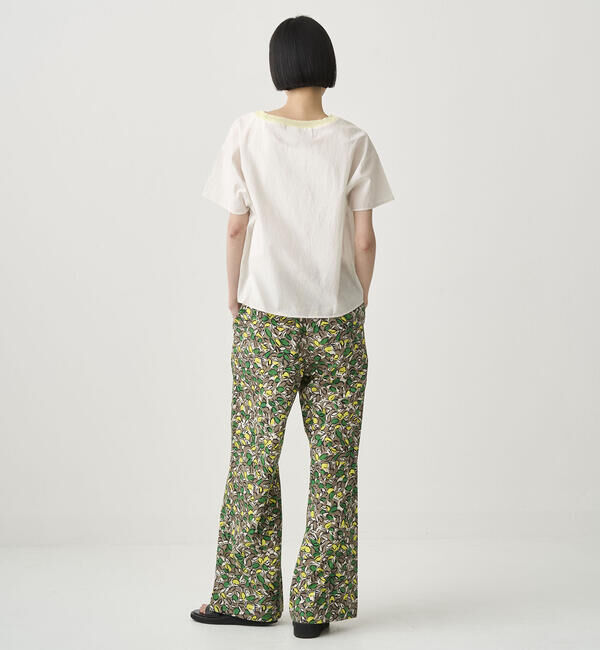 ORCIVAL「ORCIVAL | コットンポプリン プリントイージーパンツ WOMEN」|チノ|