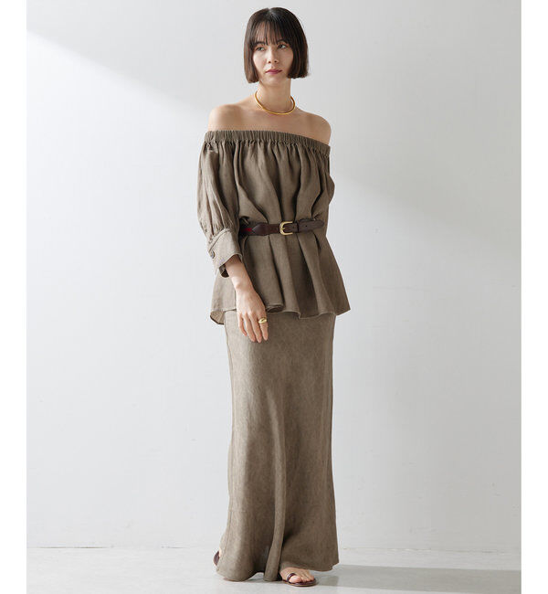  「ツイル顔料染めスカート」|スカート|