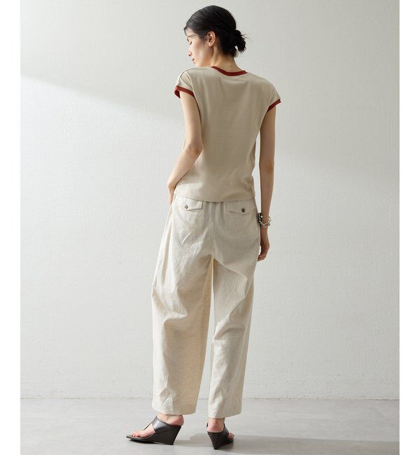 THE PAUSE「【THE PAUSE】フレンチリンガーTEE」|Tシャツ・カットソー|