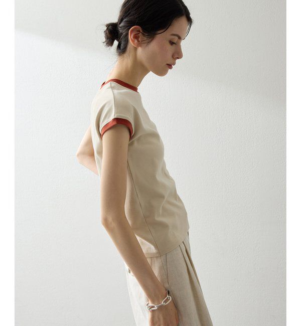 THE PAUSE「【THE PAUSE】フレンチリンガーTEE」|Tシャツ・カットソー|