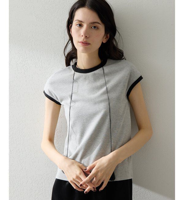 THE PAUSE「【THE PAUSE】フレンチリンガーTEE」|Tシャツ・カットソー|