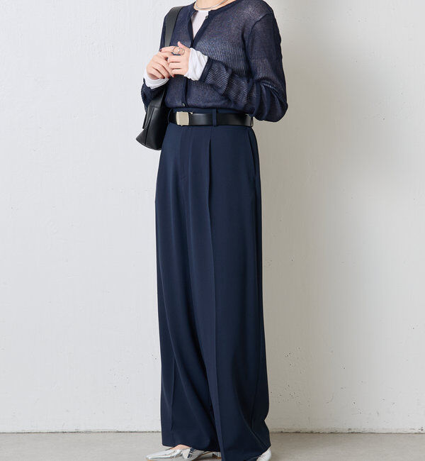  「ジャージワイドパンツ」|チノ|