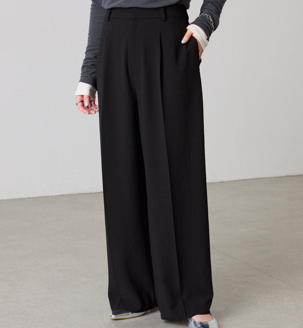  「ジャージワイドパンツ」|チノ|