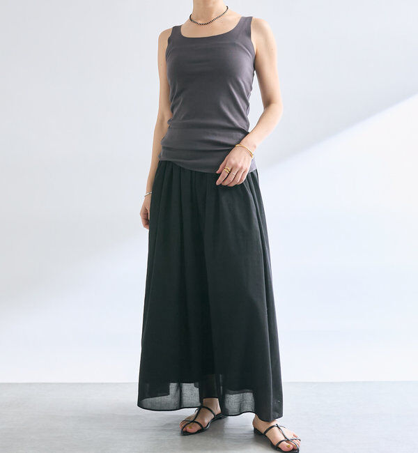  「【RIVE DROITE 名品インナー】シームレスタンク」|キャミソール|