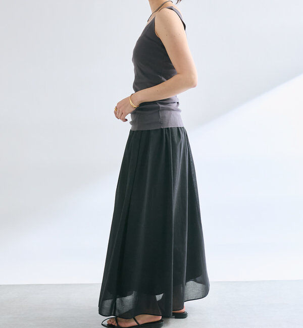  「【RIVE DROITE 名品インナー】シームレスタンク」|キャミソール|