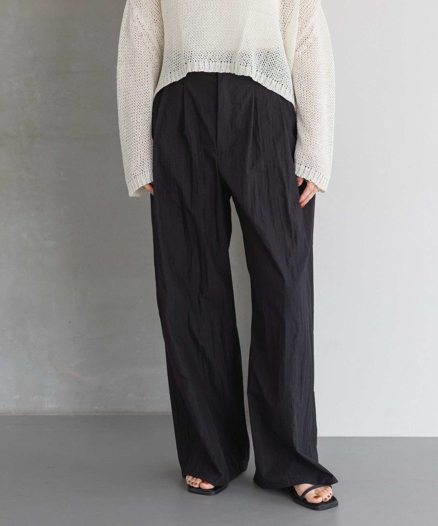 A part by 「 タイプライタータックパンツ」|カーゴ|