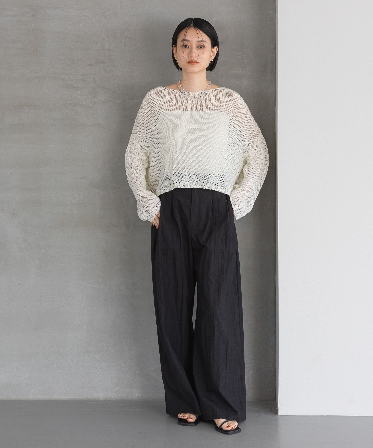 A part by 「 タイプライタータックパンツ」|カーゴ|