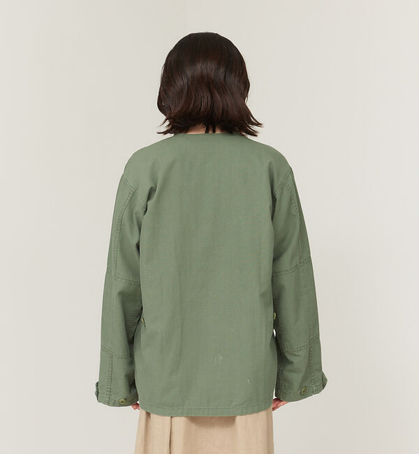 collex「【ROTHCO/ロスコ】Vネック シャツジャケット」|ブルゾン・スタジャン|