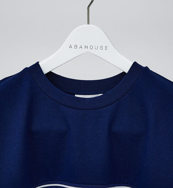 ABAHOUSE「【ミドルウェイト】ボーダーコンビ 半袖 Tシャツ」|Tシャツ・カットソー|