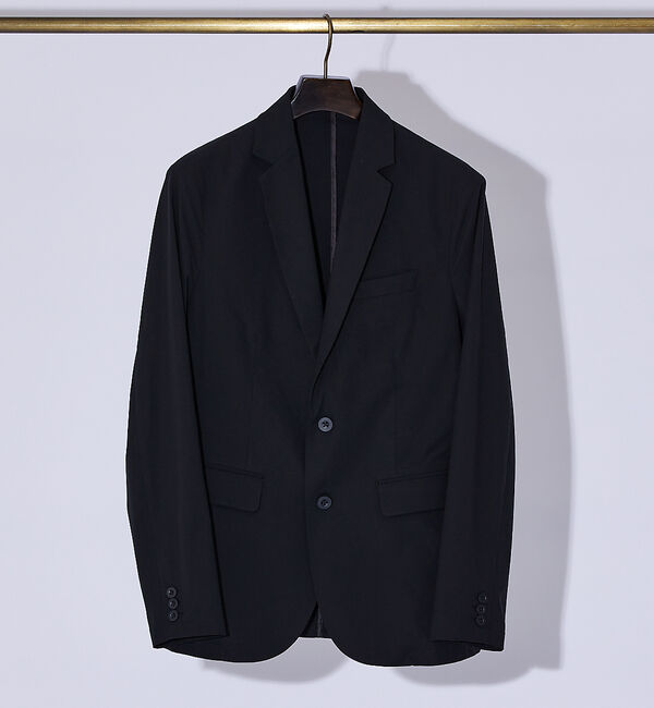 ABAHOUSE「【マルチファンクション / セットアップ対応】ストレッチ ジャケット」|テーラードジャケット|ブラック
