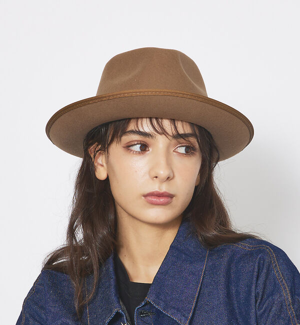ABAHOUSE「【RUBEN/ルーベン】フェルトブリムハット / FELT BRIM HAT /」|その他|ベージュ