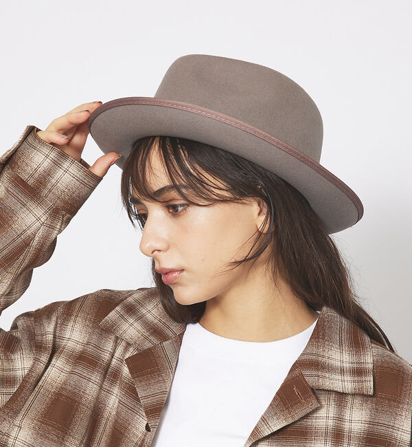ABAHOUSE「【RUBEN/ルーベン】フェルトブリムハット / FELT BRIM HAT /」|その他|グレージュ